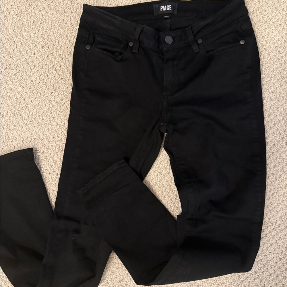 PAIGE Verdugo Ultra Skinny Black Pants